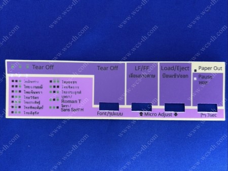 Sheet panel;F, Th ( สติกเกอร์ปุ่มกดภาษาไทย) [OEM]