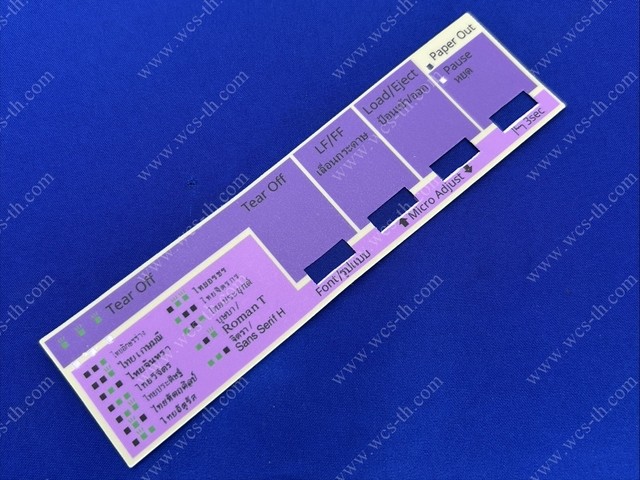Sheet panel;F, Th ( สติกเกอร์ปุ่มกดภาษาไทย) [OEM]