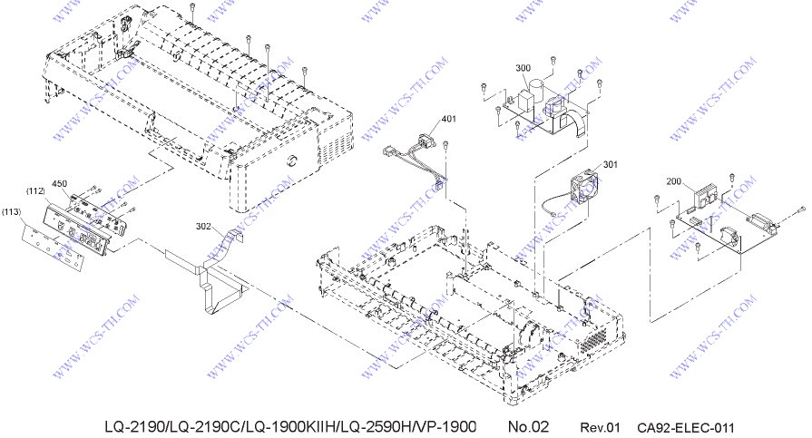 Epson LQ-2190 Diagram 2