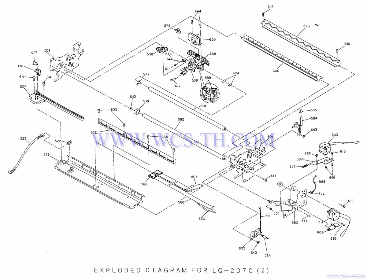 Epson LQ-2070 Diagram 2