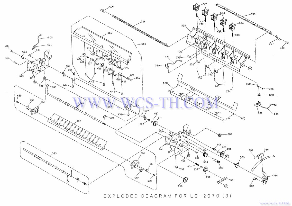 Epson LQ-2070 Diagram 3
