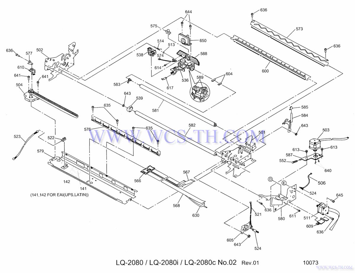 Epson LQ-2080 Diagram 2