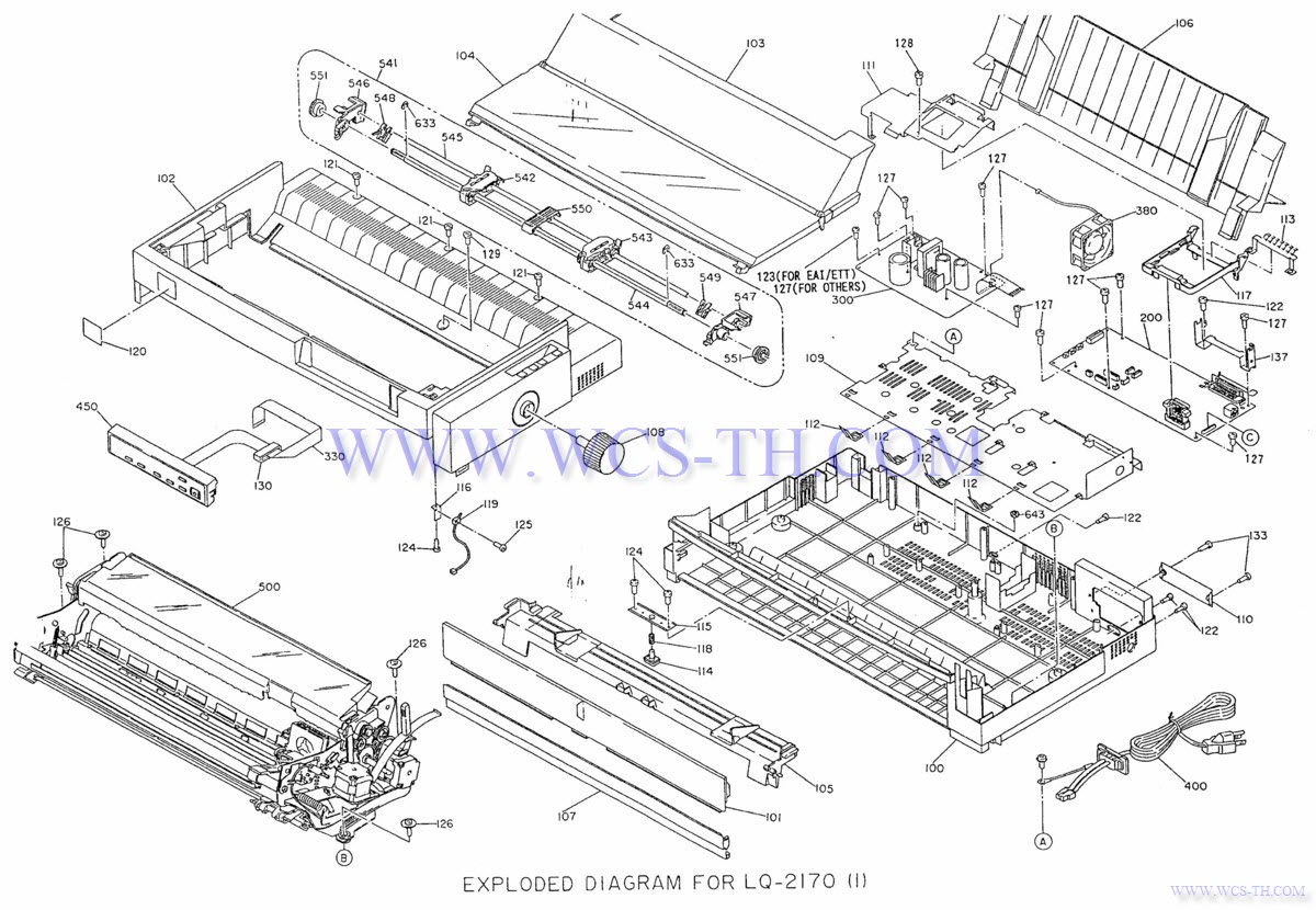 Epson LQ-2170 Diagram 1