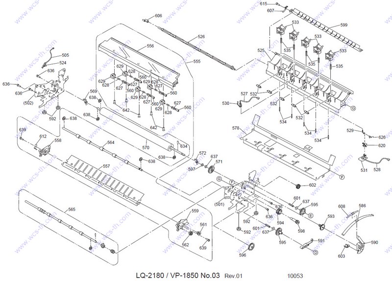 Epson LQ-2180 Diagram 3