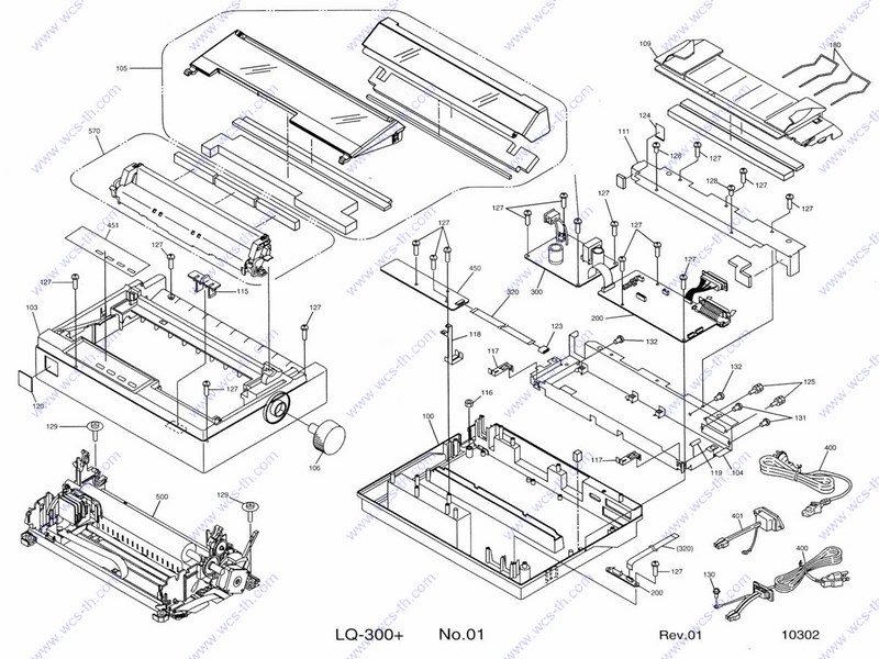 Epson LQ-300+ Diagram 1