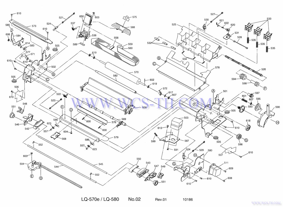 Epson LQ-580 Diagram 2