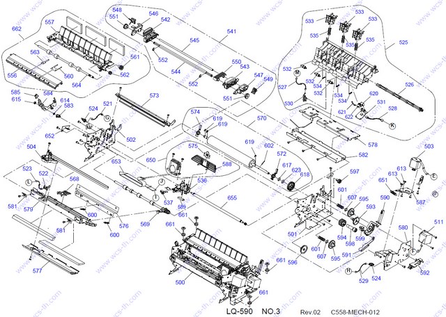 Epson LQ-590 Diagram 3