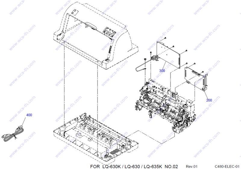 Epson LQ-630 Diagram 2