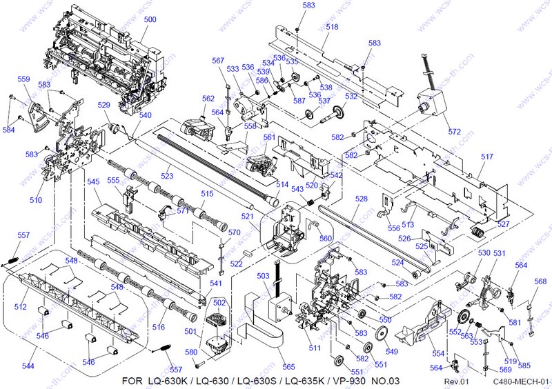 Epson LQ-630 Diagram 3