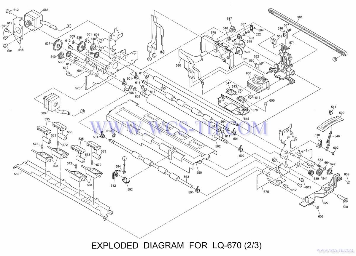 Epson LQ-670 Diagram 2