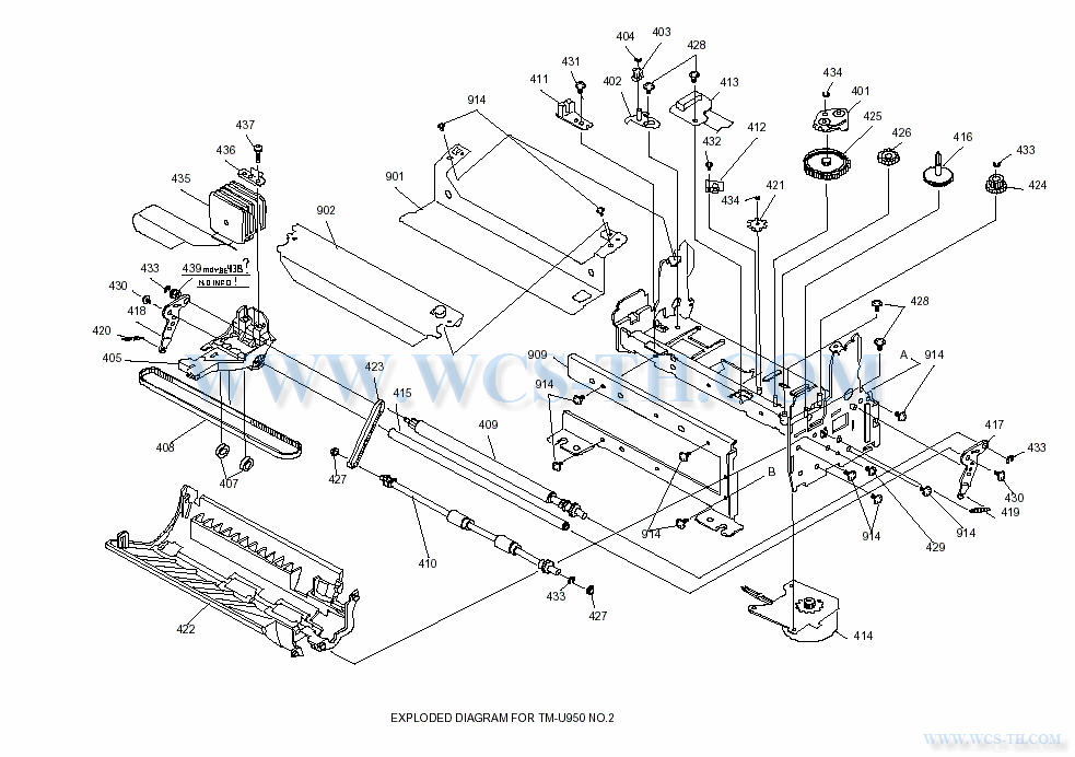 Epson TM-U950P Diagram 2
