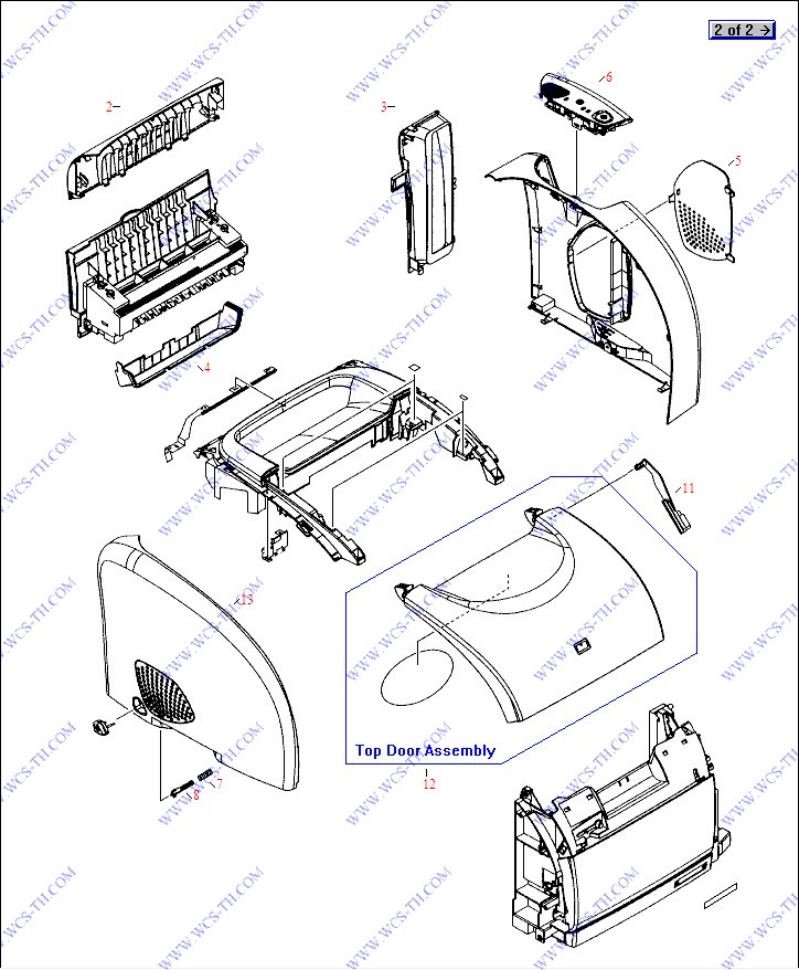 HP Color LaserJet 2500 External Covers