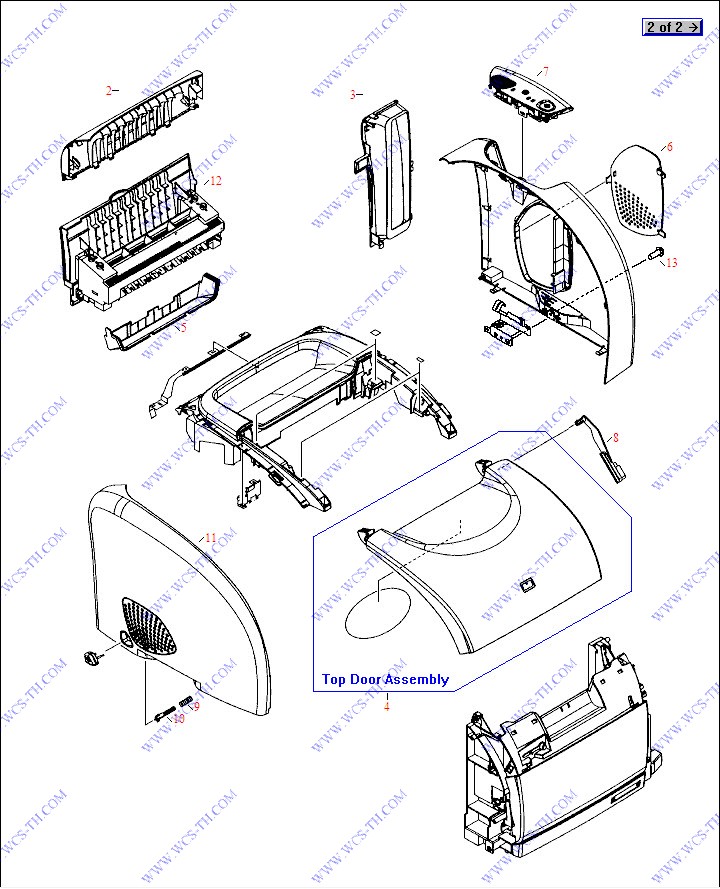 HP Color LaserJet 2550 External Covers