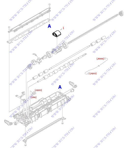 HP Color LaserJet 2600 Optional 250-Sheet Paper Tray Assembly (Tray 3) - Paper Pickup / Feeder