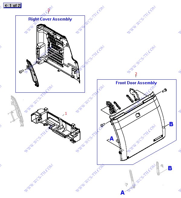 HP Color LaserJet 2600 External Covers and Doors (2 of 2)