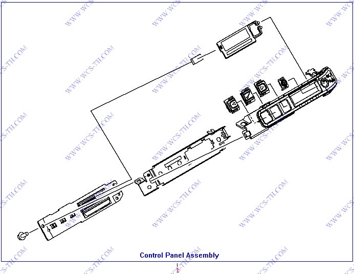 HP Color LaserJet 2600 Control Panel Assembly