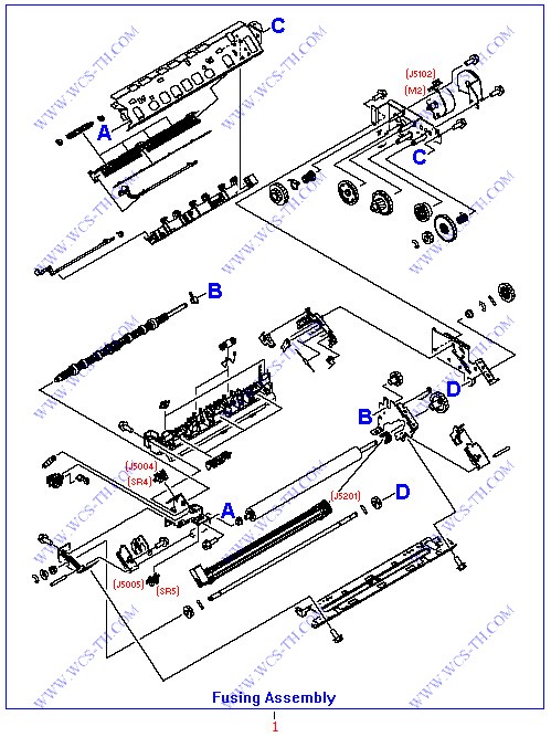 HP Color LaserJet 2600 Fusing Assembly
