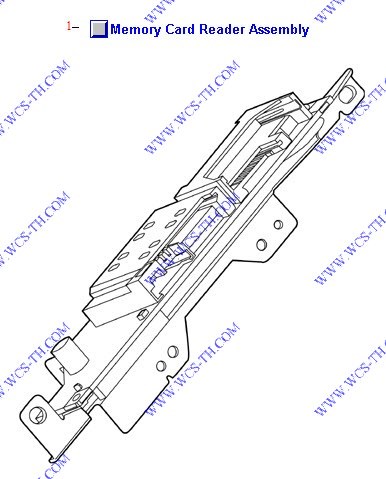 HP Color LaserJet 2605 Memory Card Reader Assembly