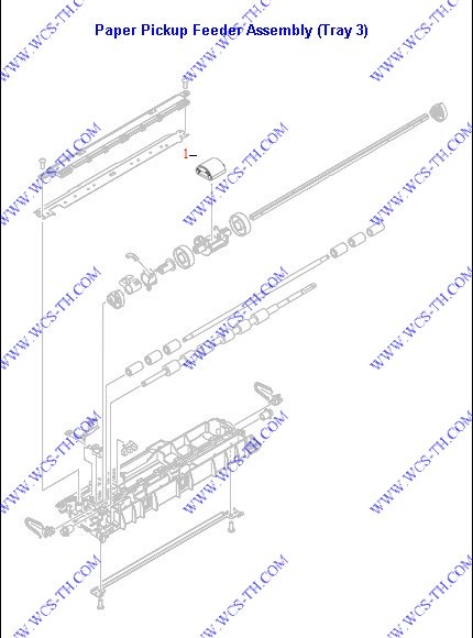 HP Color LaserJet 2605 Paper Pick-up Feeder Assembly (Tray 3)