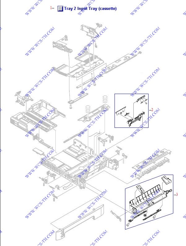 HP Color LaserJet 2605 Tray 2 Input Tray (Cassette)