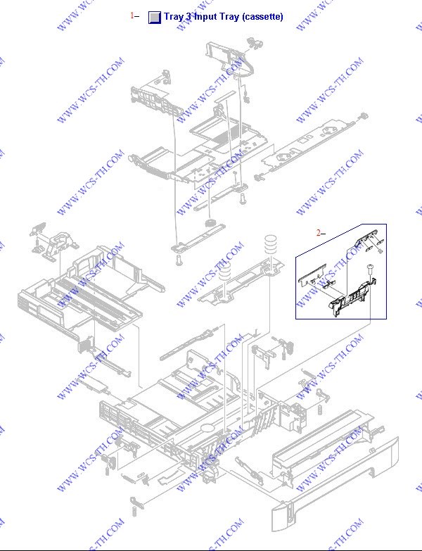 HP Color LaserJet 2605 Tray 3 Input Tray (Cassette)