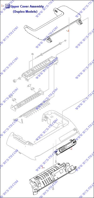 HP Color LaserJet 2605 Upper Cover Assembly - Duplex models