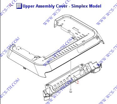HP Color LaserJet 2605 Upper Cover Assembly - Simplex model