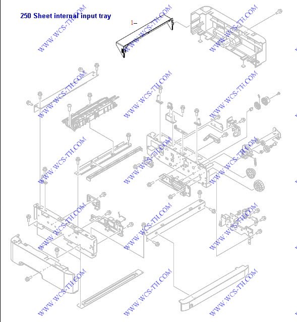 HP Color LaserJet 2605 250 Sheet Tray Internal Components