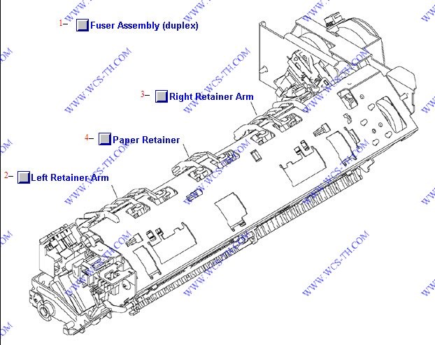 HP Color LaserJet 2605 Fuser Assembly (duplex)