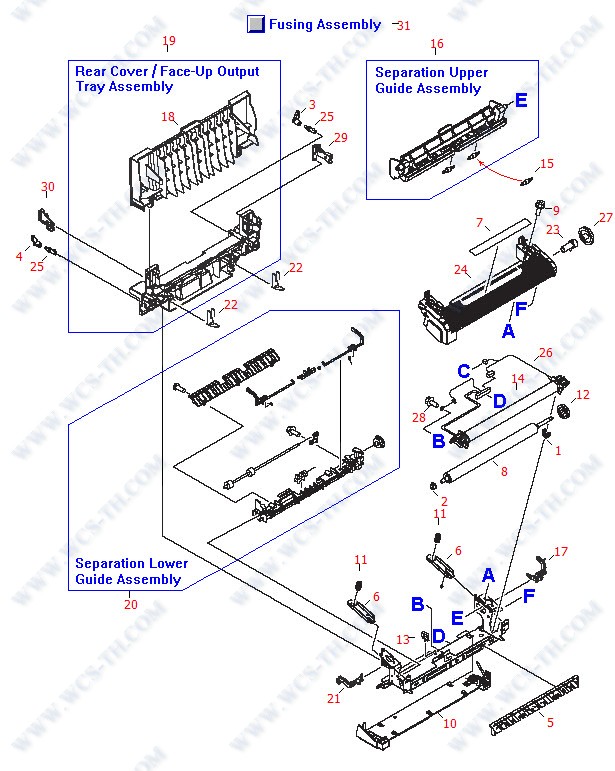 HP Color LaserJet 2840 Fusing Assembly