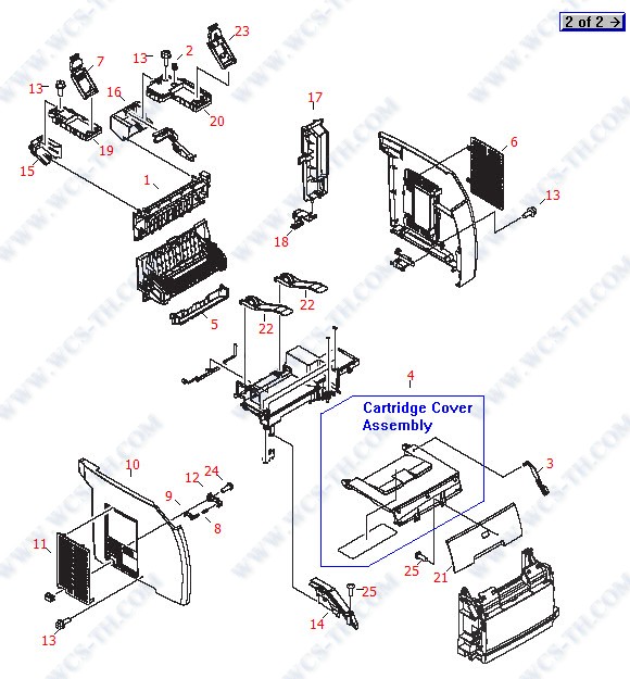 HP Color LaserJet 2840 External Covers