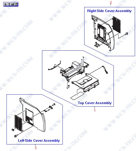 HP Color LaserJet 2840 External Covers (Assemblies)