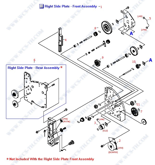 HP Color LaserJet 2840 Main Drive Assembly