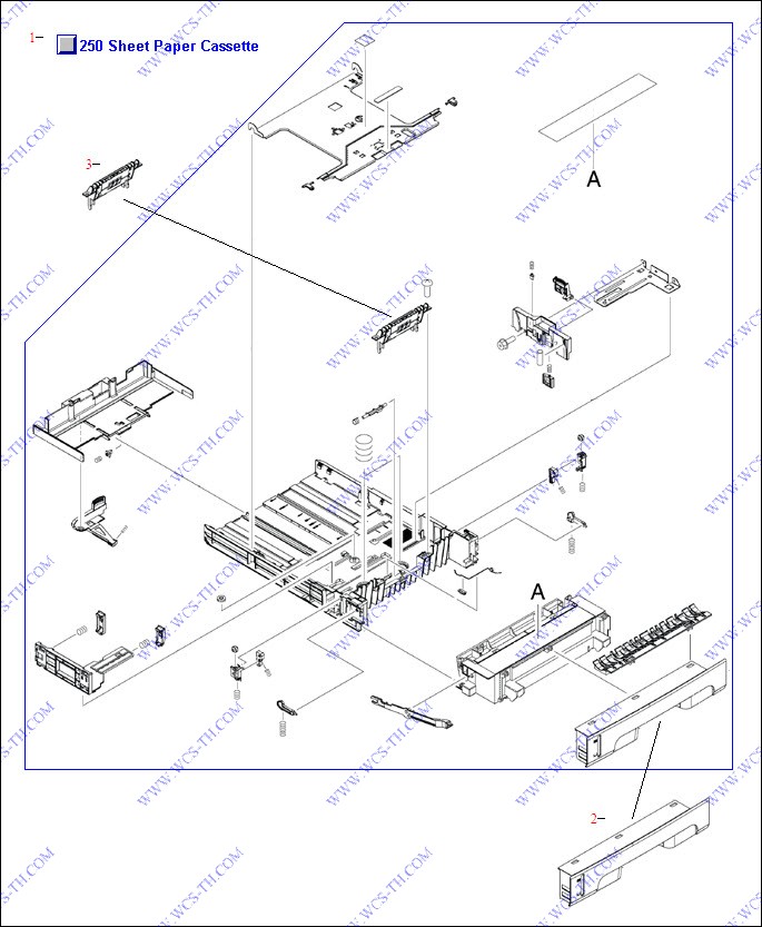 HP Color LaserJet 3000 250 Sheet Cassette