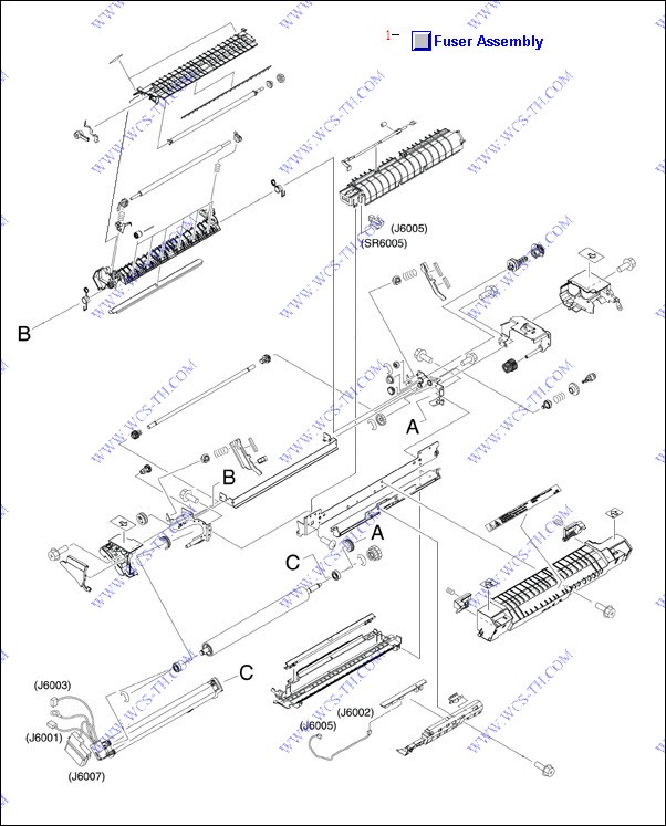 HP Color LaserJet 3000 Fuser Assembly