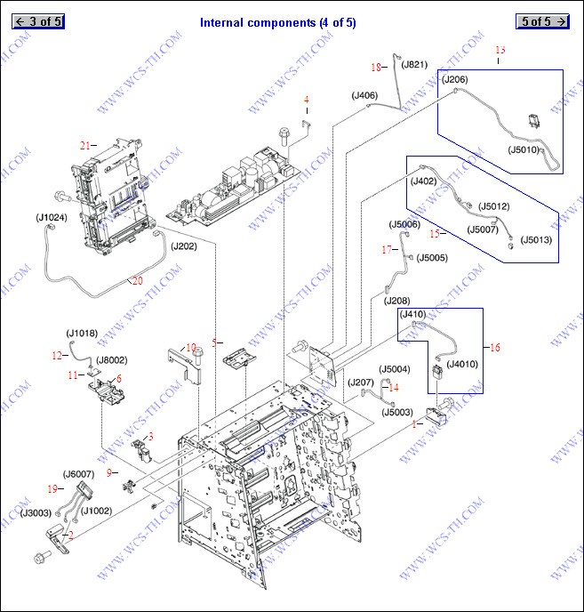 HP Color LaserJet 3000 Internal Components (4 of 5)
