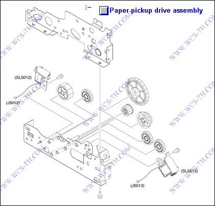 HP Color LaserJet 3000 Paper Pickup Drive Assembly