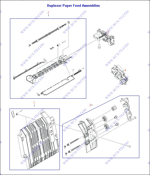 HP Color LaserJet 3000 Duplex Paper Feed Assembly