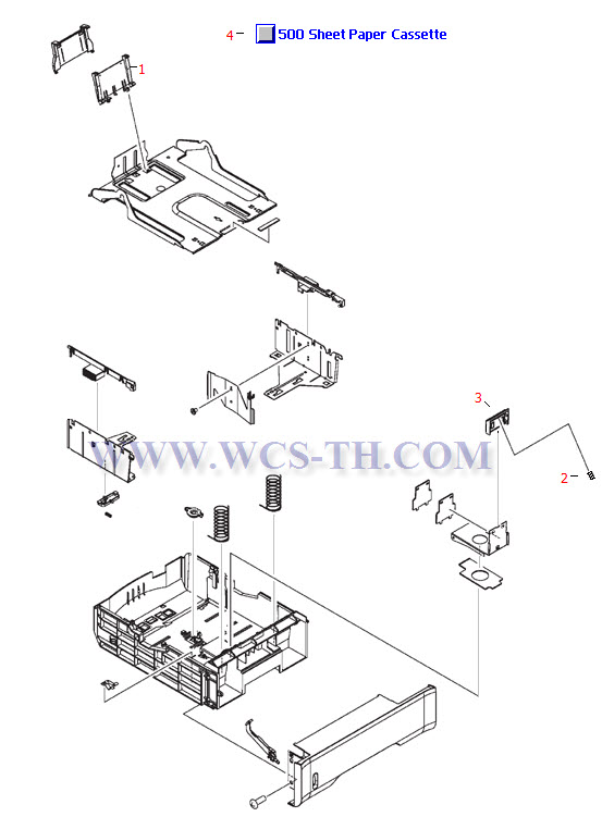 HP Color LaserJet 3500 500 Sheet Paper Cassette