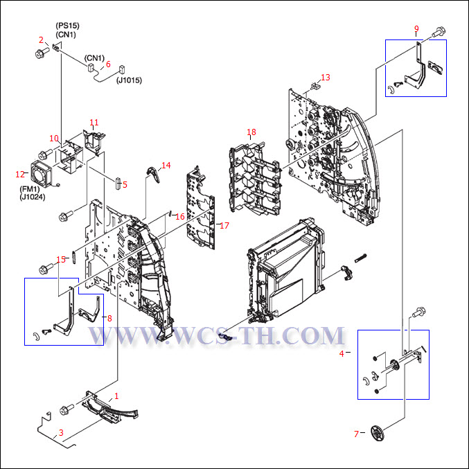 HP Color LaserJet 3500 Internal Components (3 of 4)