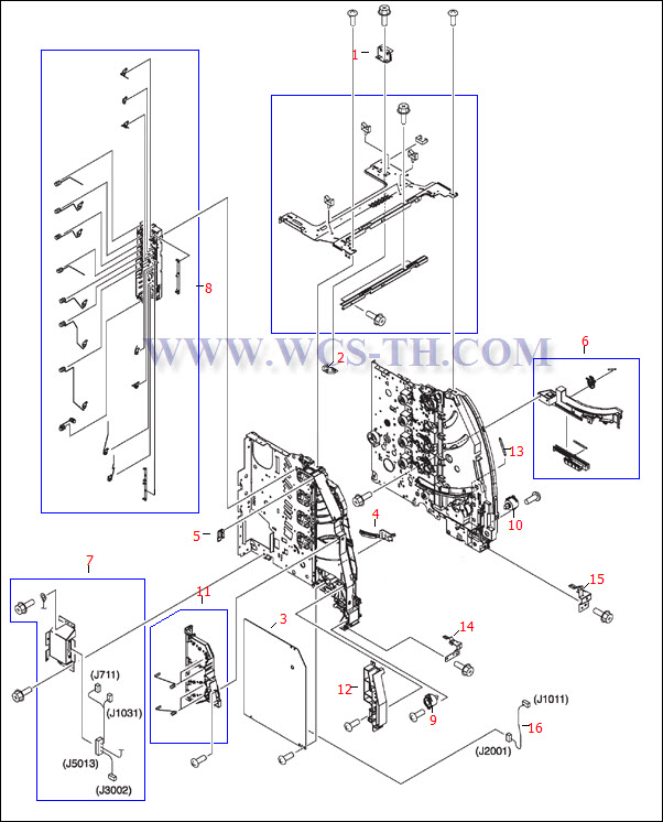 HP Color LaserJet 3500 Internal Components (1 of 4)