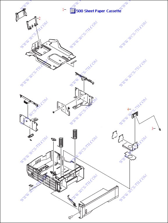 HP Color LaserJet 3550 500 Sheet Paper Cassette