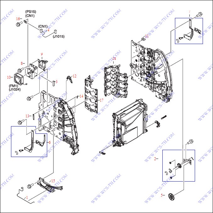 HP Color LaserJet 3550 Internal Components (3 of 4)