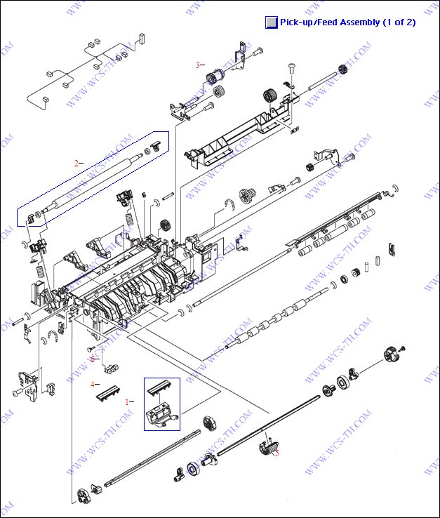 HP Color LaserJet 3550 Pickup/Feed Assembly (1 of 2)