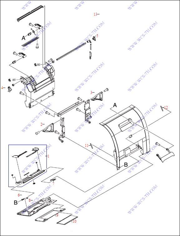 HP Color LaserJet 3550 Front Cover Assembly