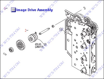 HP Color LaserJet 3550 Image Drive Assembly