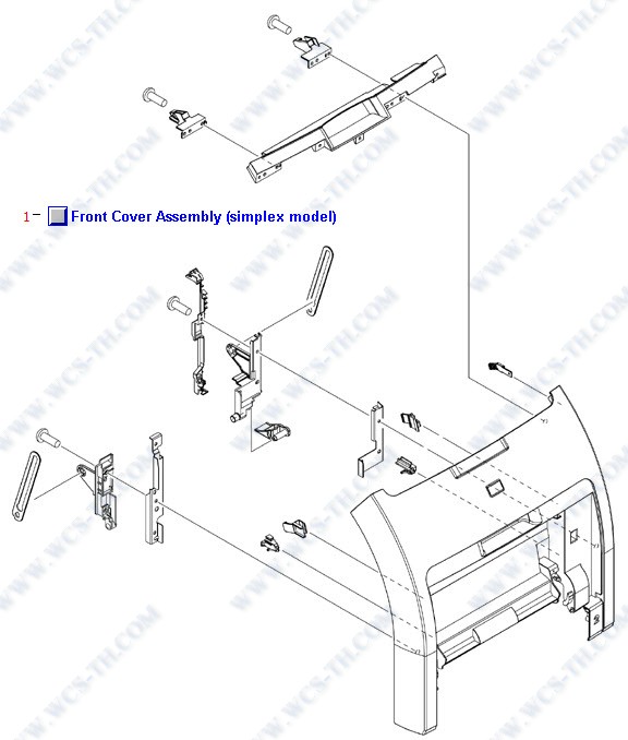 HP Color LaserJet 3600 Front Cover Assembly (simplex model)