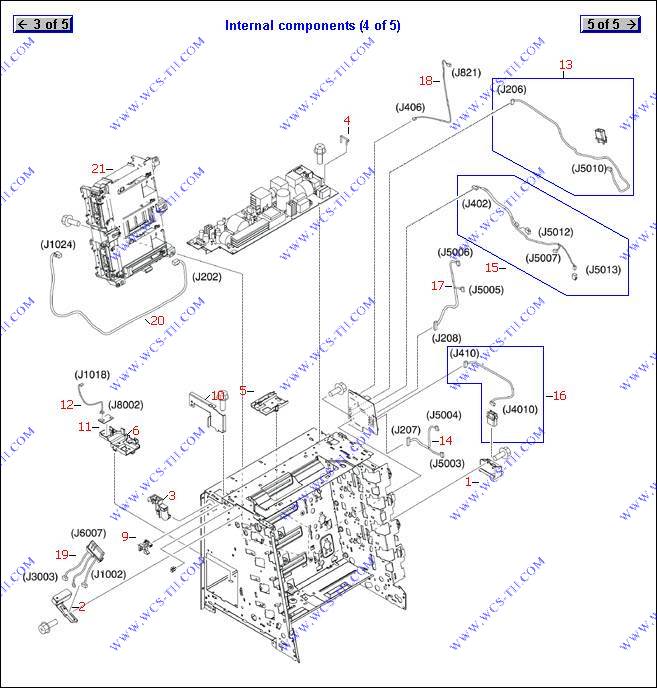 HP Color LaserJet 3600 Internal Components (4 of 5)