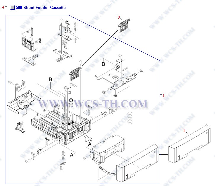 HP Color LaserJet 3600 500 Sheet Feeder Cassette (Tray 3)
