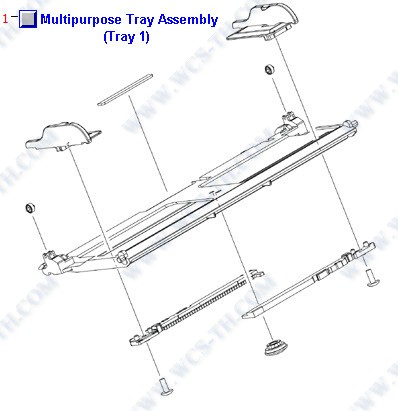 HP Color LaserJet 3600 Multipurpose Tray Assembly (Tray 1)